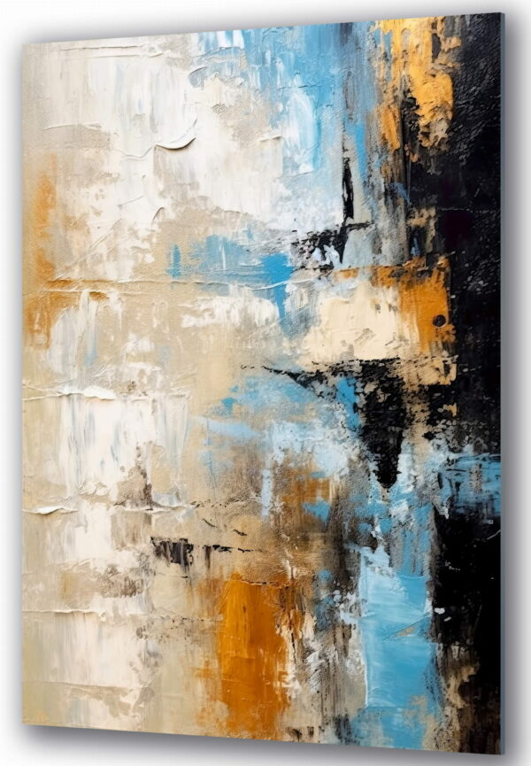 obraz szklany abstrakcja w blekicie i zlocie