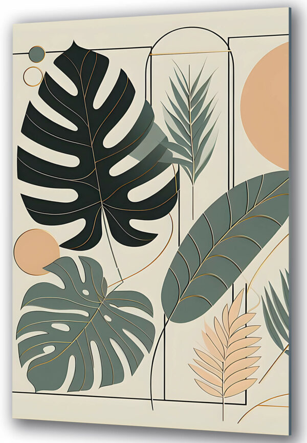 obraz na szkle boho artystyczna kompozycja