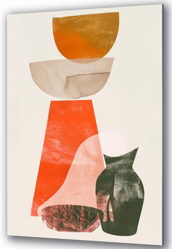 obraz na szkle nowoczesna abstrakcja boho