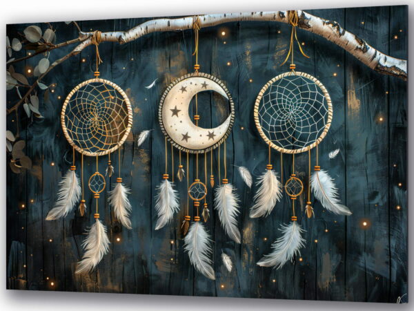 szklany obraz magiczne lapacze snow