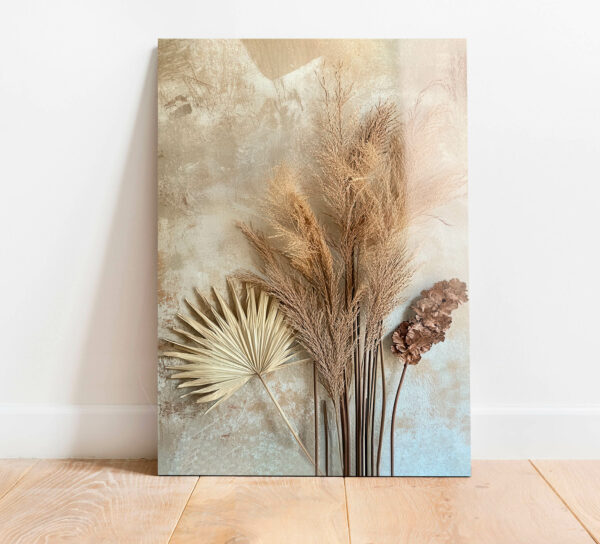 szklany obraz naturalne dekoracje boho