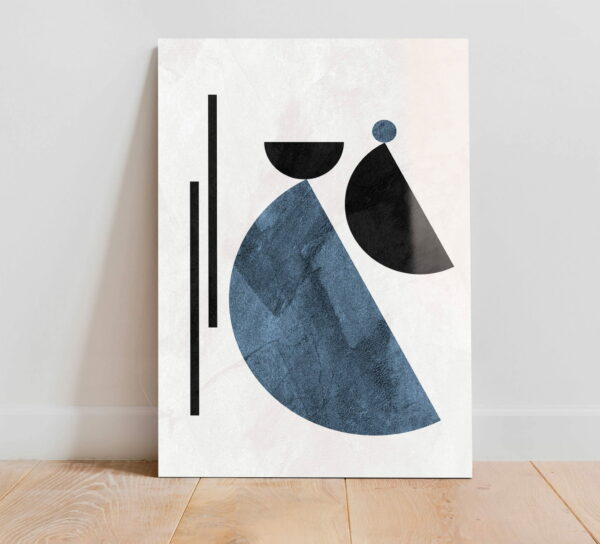 szklany obraz geometryczne wzory boho