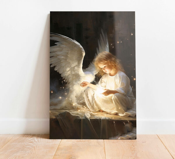 religijne obrazy na sciane aniol stroz