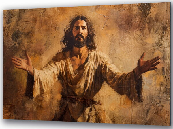 szklany obraz jezus milosierny