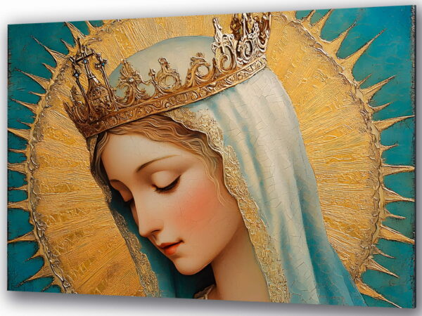 obrazy do salonu religijne matka boska