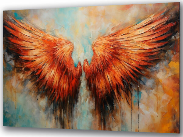 obrazy do salonu religijne anielskie skrzydła