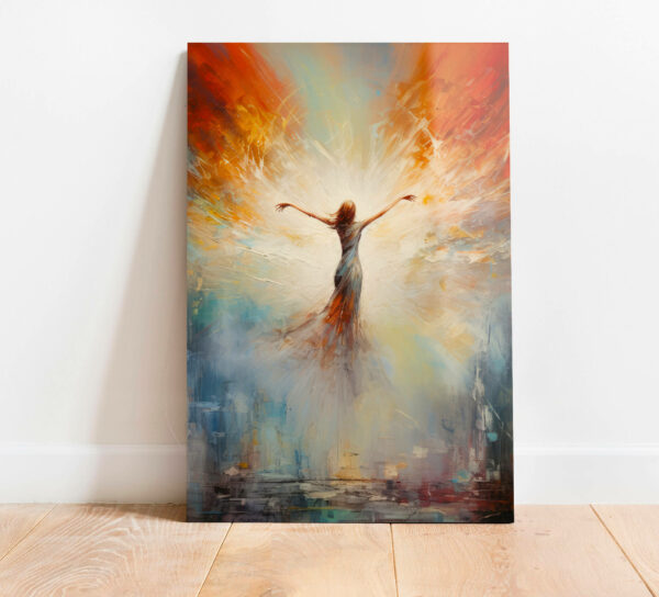 obraz szklany boskie objawienie