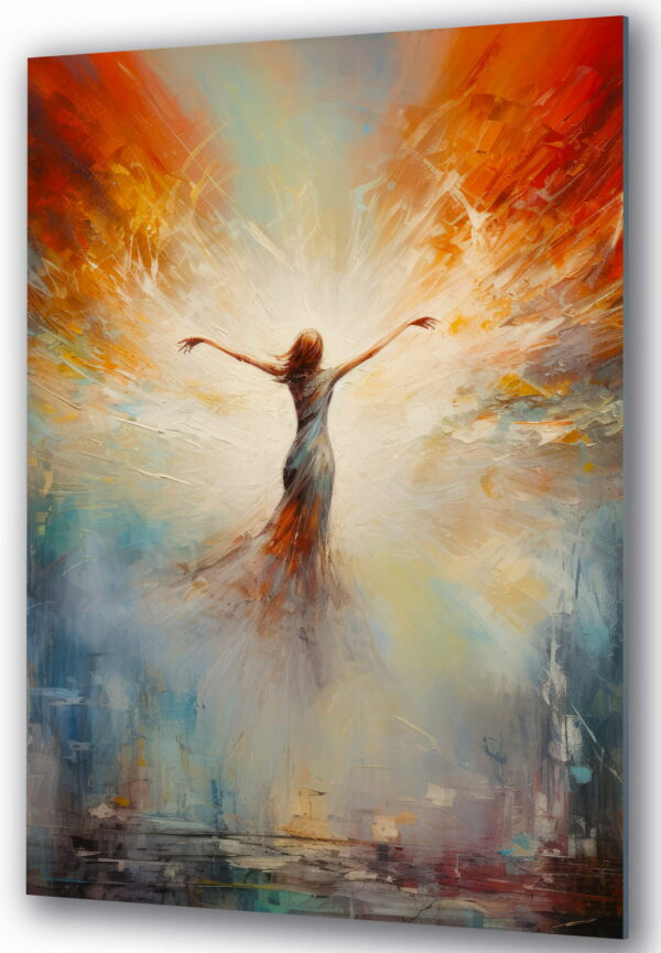 szklany obraz boskie objawienie