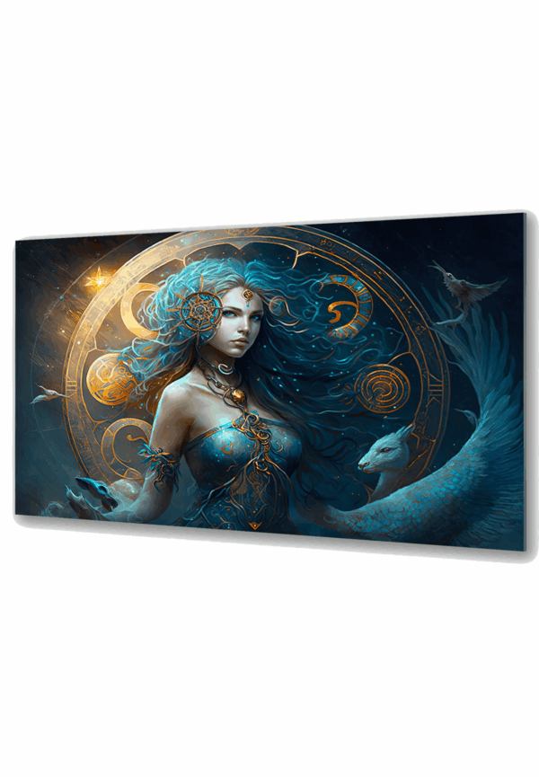 panna znak zodiaku obraz szklany