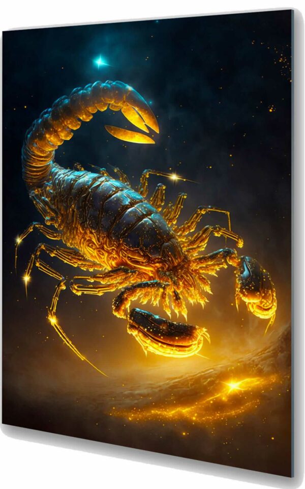 obraz znak zodiaku skorpion magia kosmosu