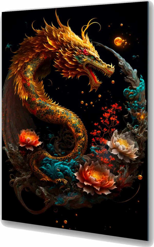 obraz znak zodiaku smok zwierzę roku