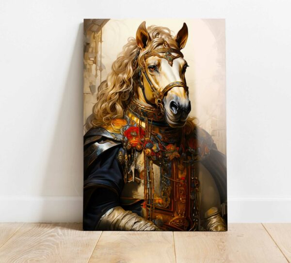 symbole roku zwierze roku krolewski kon obraz szklany