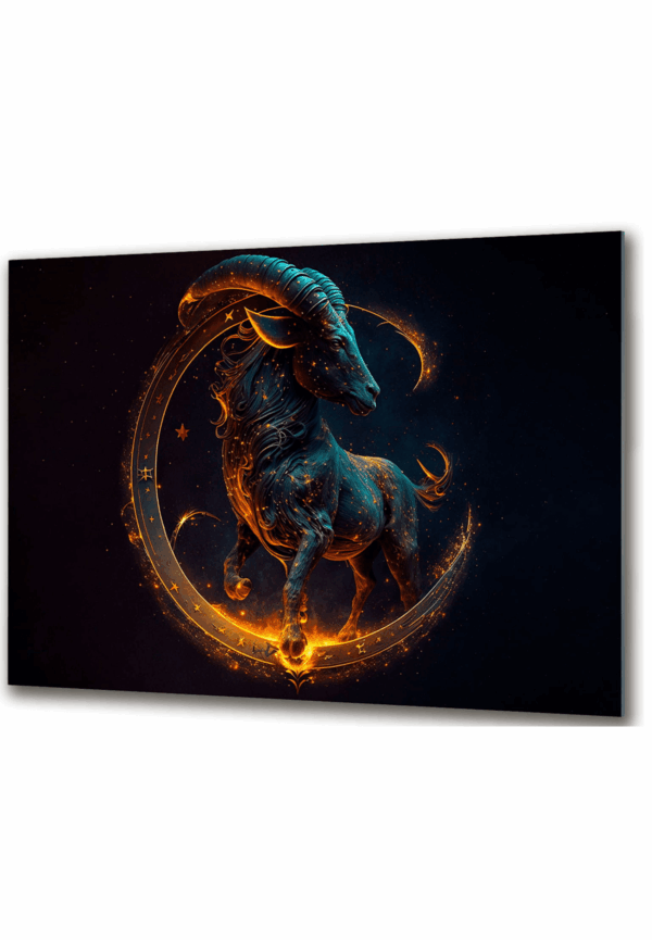 koziorozec obraz zodiaku obraz szklany