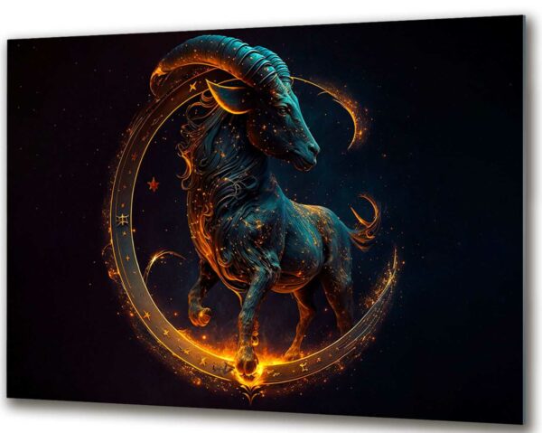 obraz znak zodiaku koziorozec