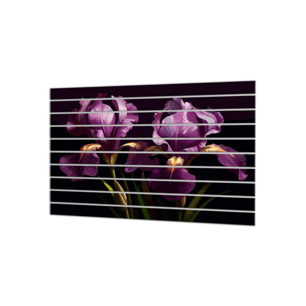 irysy lamele z nadrukiem