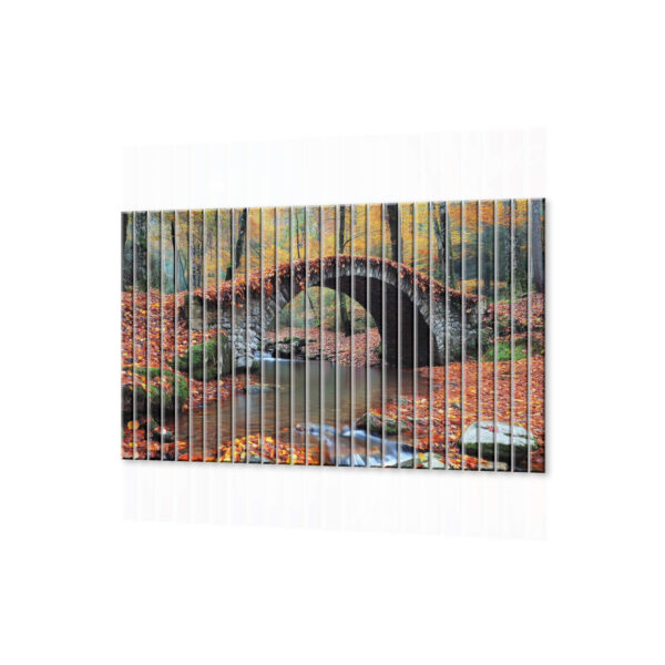 lamele dekoracyjne most wsrod jesiennych drzew