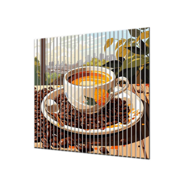 lamele z nadrukiem do kawiarni