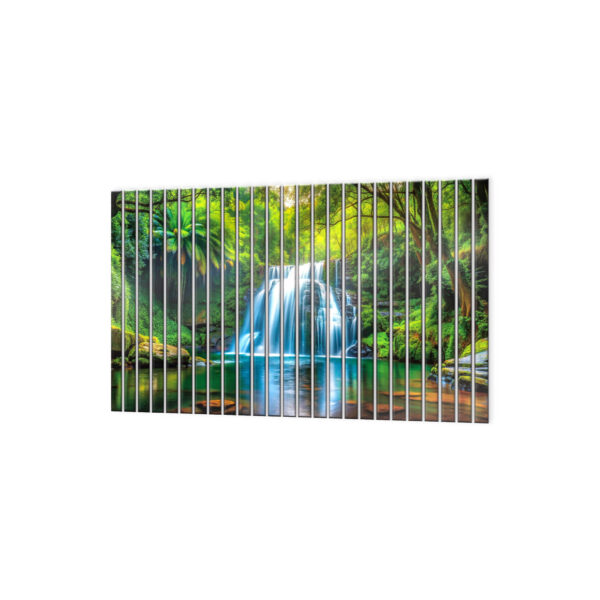 lamele dekoracyjne szklane wodospad