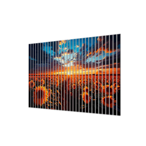 panele na sciane z nadrukiem Słoneczniki