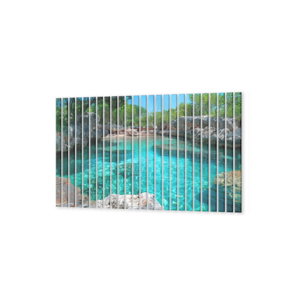 lamele dekoracyjne szklane jezioro