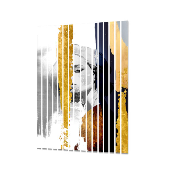 Twarz w złocie lamele pcv