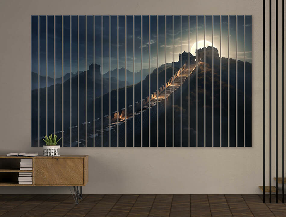 tapeta lamele inspiracje