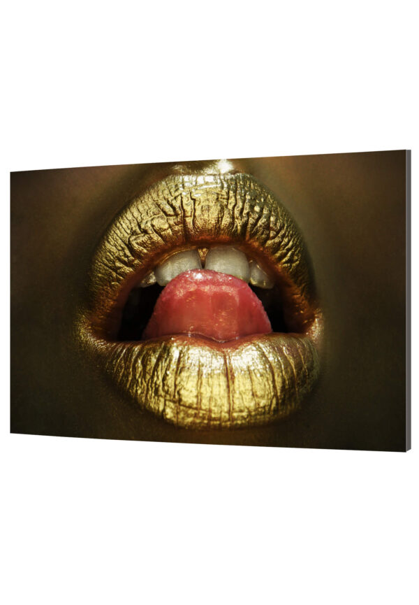 obraz na szkle kobiety Smak złota