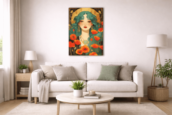 szklany obraz na sciane