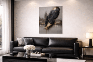 obraz szklany abstrakcja