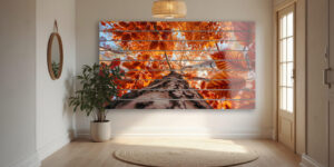 projekt dekoracji ściany na wymiar