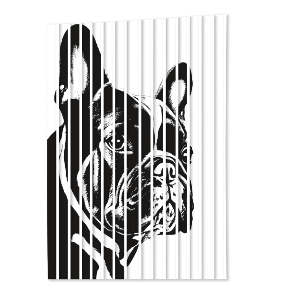 lamele scienne z nadrukiem buldog