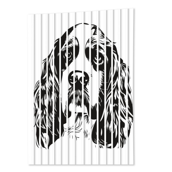 lamele z nadrukiem Królewski spaniel