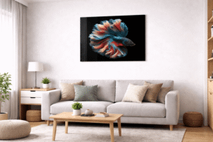 projektowanie ścian obrazy na szkle do salonu