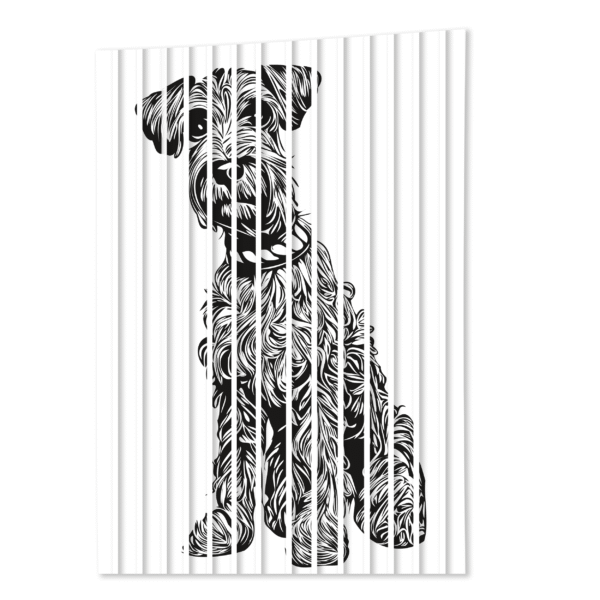 panele dekoracyjne z psem