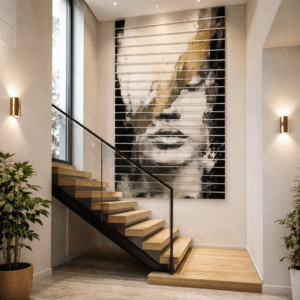 aranżacja przestrzeni przy schodach