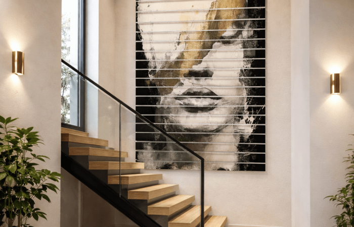 aranżacja przestrzeni przy schodach