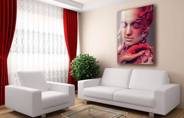 obraz na szkle do salonu