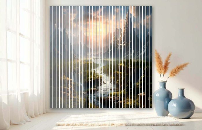 Lamele grube i szerokie