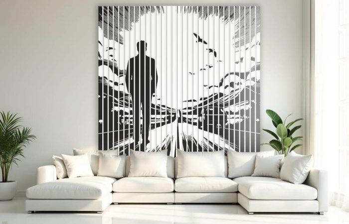 Ścianka z lameli na wymiar