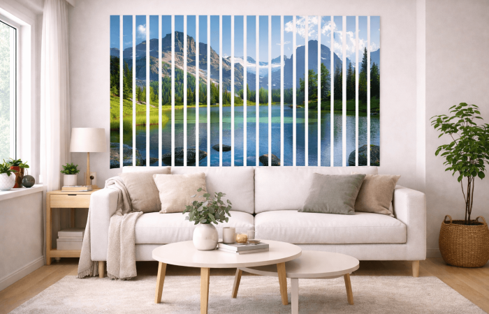 panele z nadrukiem do salonu