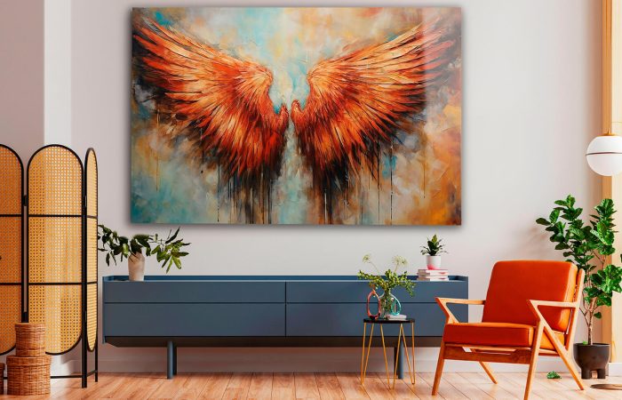 montaz obrazow na szkle