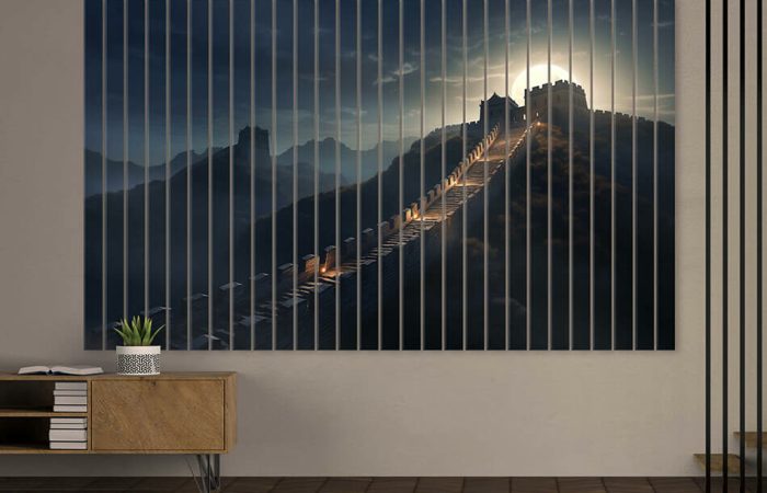 tapeta lamele inspiracje